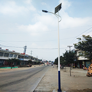 20190814鄧州高集鄉光伏路燈